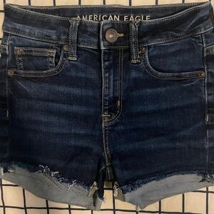 American Eagle Outfitters Dark Blue Jean Shorts